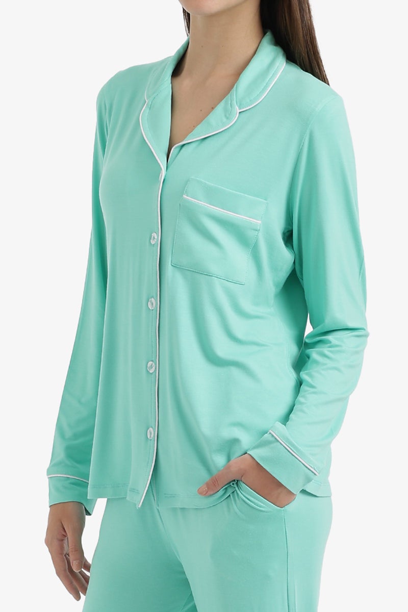 Carina Contrast - Pipe Pyjama Set - Image 5