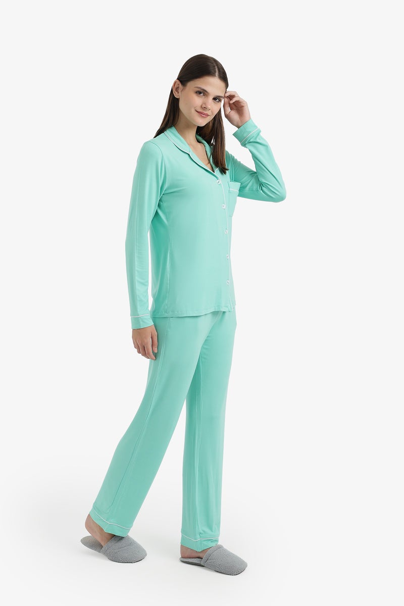 Carina Contrast - Pipe Pyjama Set - Image 3