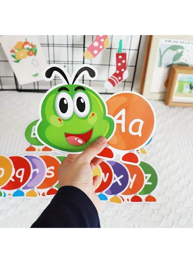 33Pcs Alphabet Learning Cards Double Sided Writable With Pen For Classroom Home - Image 2