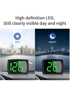 MOXO Car Digital HUD Head Up Display 2.8 KMH Speedometer with  Chiet for Car Motorcycle Truck Vehicle  - Image 3