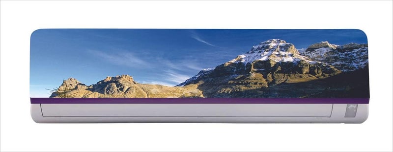 DreamKraft Decorative Beautiful 3D Mountain Abstract Nature AC Sticker (Multicolor PVC Vinyl 30cm x 91cm) - Image 5