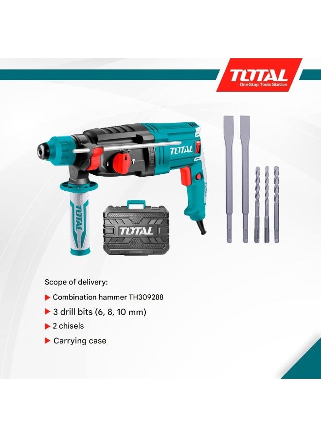 TOTAL Rotary Hammer 950W SDS Plus 28mm Electric Hammer Drill TH309288 - Image 5