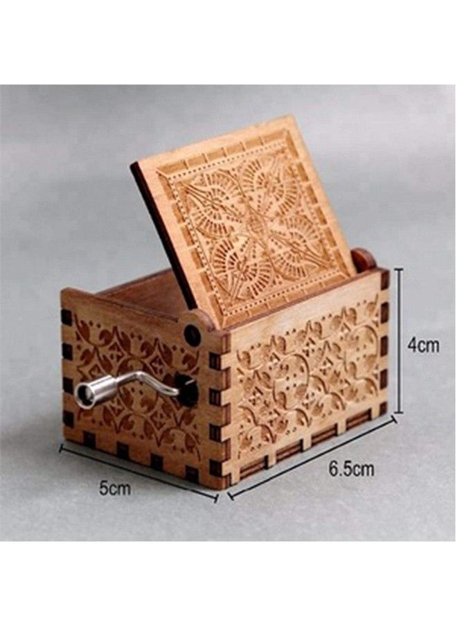 Caaju - Titanic Mb Music Box Titanic Heart Will Go On Tune Titanic Theme Music Box For Love Gift For Girl Friend Friends Wife Hand Crank Musical Boxes Wooden - Image 1