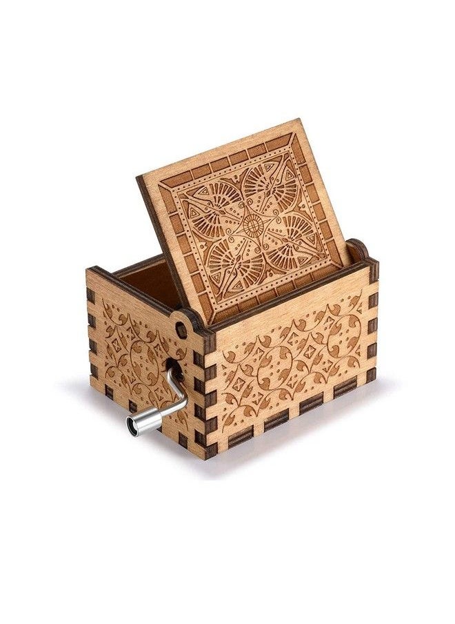 Caaju - Titanic Mb Music Box Titanic Heart Will Go On Tune Titanic Theme Music Box For Love Gift For Girl Friend Friends Wife Hand Crank Musical Boxes Wooden - Image 1