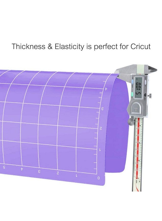 REALIKE 12X12 Stronggrip Cutting Mat For Cricut Maker 3/Maker/Explore 3/Air 2/Air/One(3 Mats) Gridded Adhesive Non Slip Cut Mat For Crafts Quilting Sewing And All Arts - Image 2