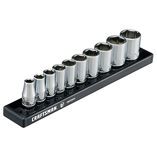 CRAFTSMAN VSERIES Socket Set Shallow SAE 14 Inch Drive 10 Piece CMMT17300V - Image 1