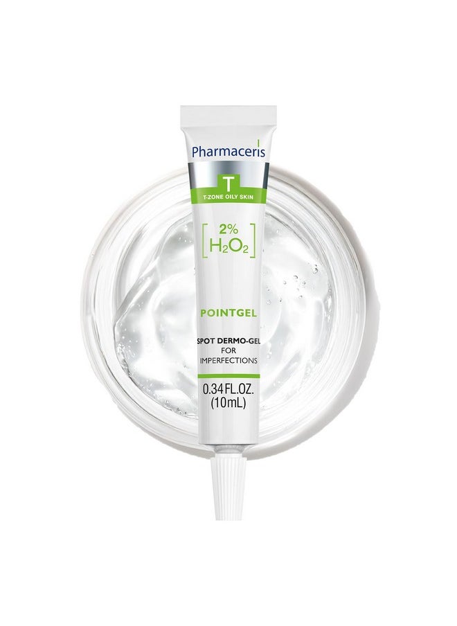 Pharmaceris Pharmaceris POINTGEL Spot Dermo-Gel For Imperfections with 2% Hydroperoxide, Salicylic Acid & D-Panthenol, Breakout Spot Gel, For Oily & Combination Skin, 0.34 fl oz  - Image 1