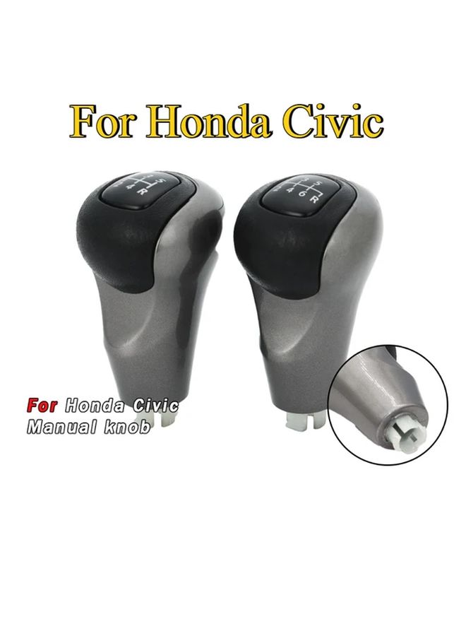 5 Speed Manual Car Gear Shift Knob Set With Start Cap Dustproof Premium Kit - Image 2