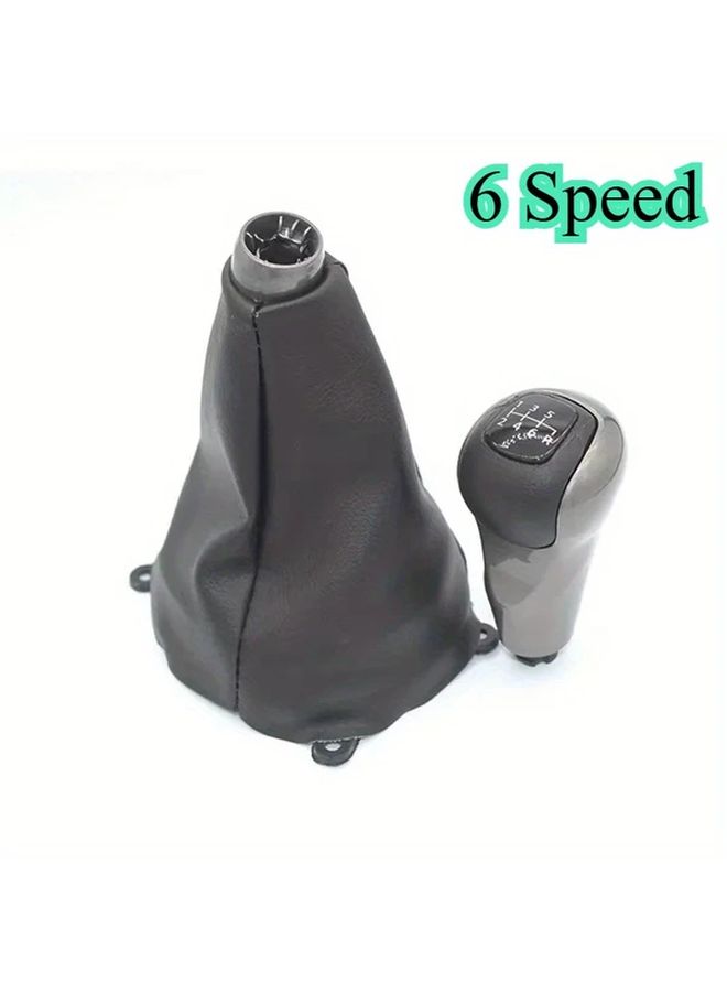 5 Speed Manual Car Gear Shift Knob Set With Start Cap Dustproof Premium Kit - Image 4