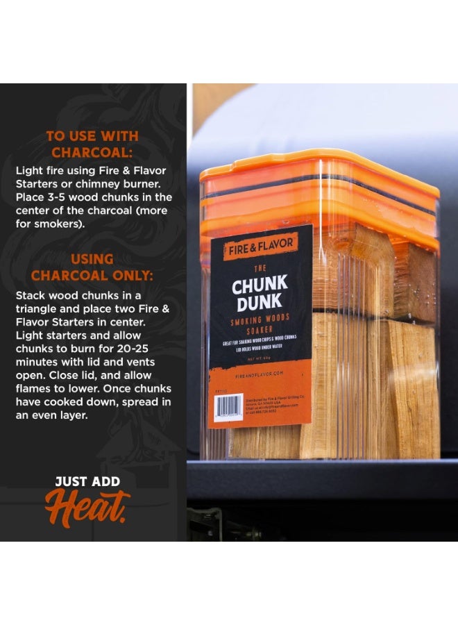 Fire & Flavor Hickory Wood Chunks for Smoking and Grilling - All-Natural, Long-Lasting with a Mildly Sweet Flavor - Large Chunk Wood Chips for Smokers,Red 2 kg  - Image 5