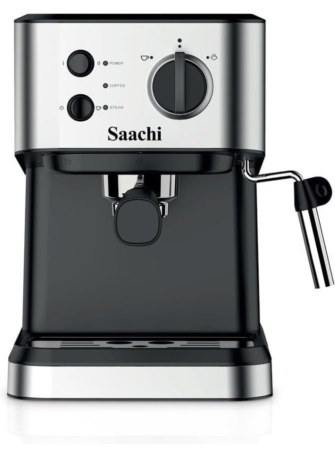 Sachi 20-Bar Espresso Coffee Maker, Cappuccino & Latte Machine, 1.5L Removable Water Tank, Milk Frother, Cup Warmer - Image 1