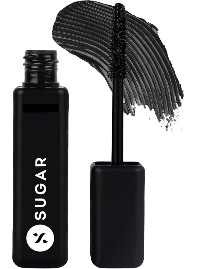 شوجر كوزماتيكس ماسكارا مقاومة للماء، غير قابلة للتلطخ أو الانتقال، أسود لامع - Image 1