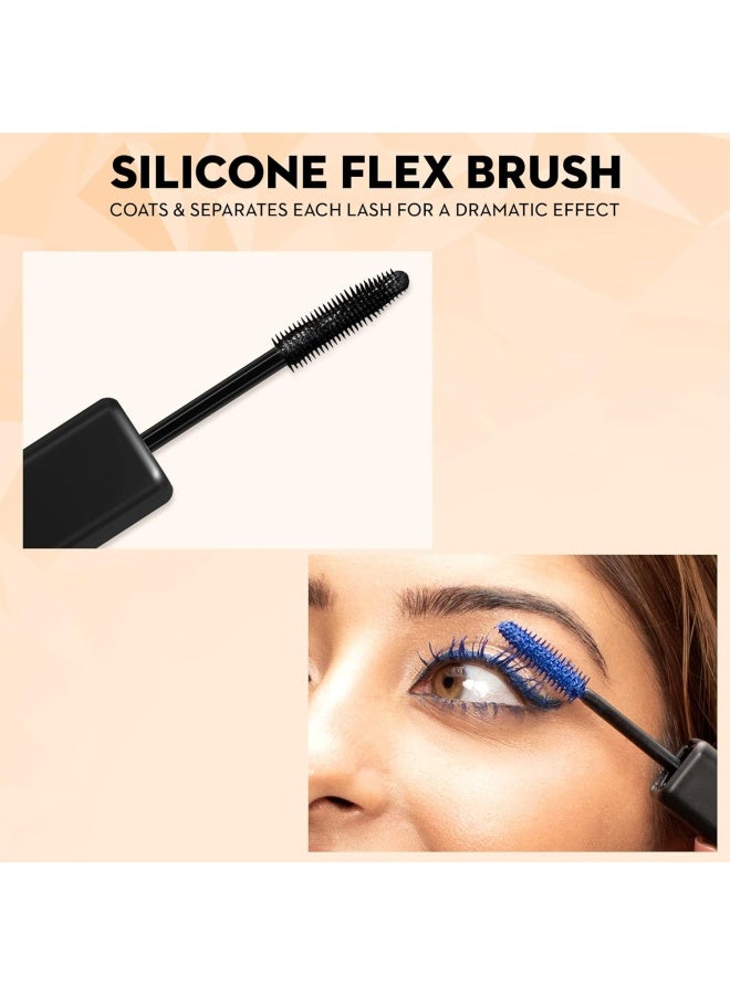 شوجر كوزماتيكس ماسكارا مقاومة للماء، غير قابلة للتلطخ أو الانتقال، أسود لامع - Image 3