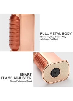 ALSAQER ALSAQER-Jobon 4 Jet Flame Windproof Butane Gas Lighter-Bakhoor  Lighter-Jobon Torch Lighter-BBQ Lighter (Gas not Included)-()  - Image 5