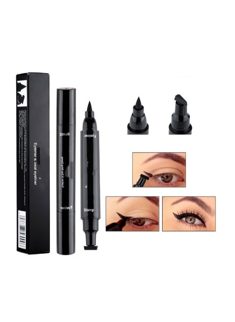 Double Head 2 In 1 Seal Stamp Eyeliner  Stamp, Winged Eyeliner Stamp