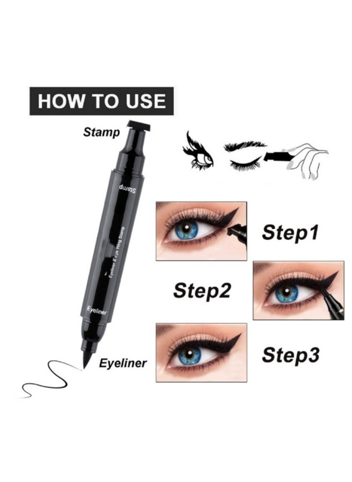 SUAKE - Double Head 2 In 1 Seal Stamp Eyeliner  Stamp, Winged Eyeliner Stamp - Image 1