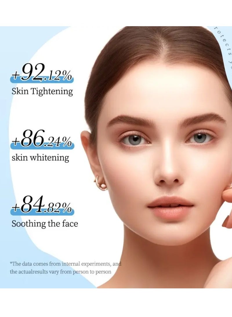 BIOAQUA 10 Pcs Nicotinamide Whitening Nourishing Facial Mask Set 3 Steps Skincare Face Mask Sheet with Nicotinamide Facial Cleanser and Lotion Moisturizing Brightening Hydrating Face Sheet for Women and Men - Image 3