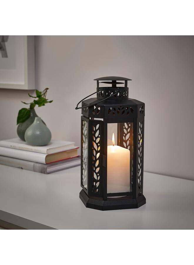 Zaboon Unscented Pillar Candle, Natural, 14 Cm - Image 3