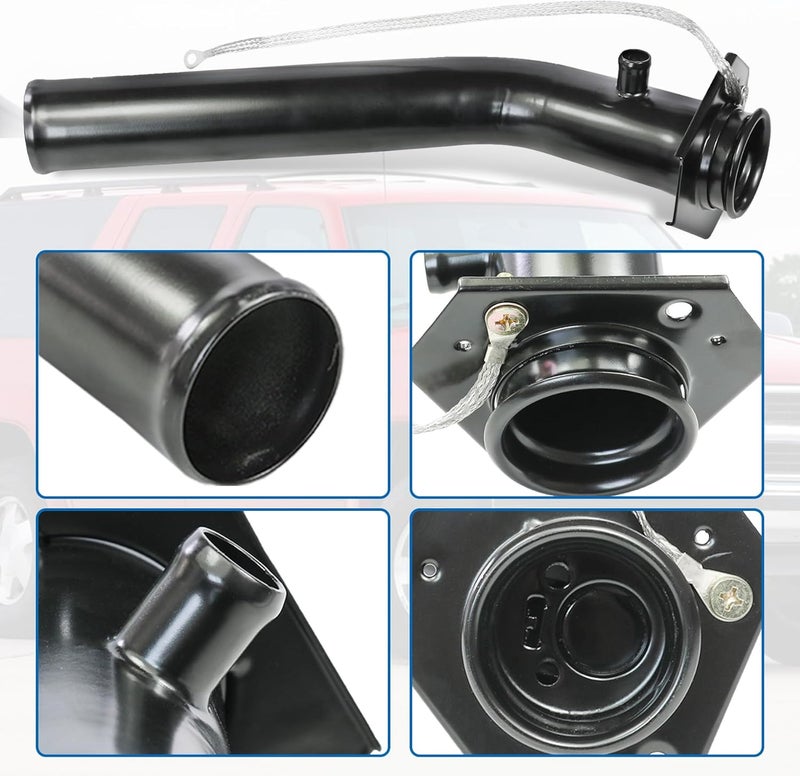 LDMINDA Fuel Gas Tank Filler Neck with Cap Replacement for Chevy GMC C1500 C2500 C3500 K1500 K2500 K3500 Pickup Suburban 1988-2000 - Image 5