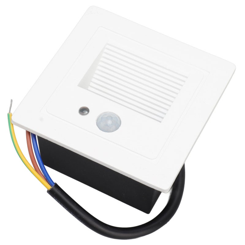 LED Corner Wall Lamp: Recessed 3W 50LM IP65 30000H Life - Paint Baking Surface Motion Sensor Light for Indoor Home Passage Stair Porch Use - Image 3