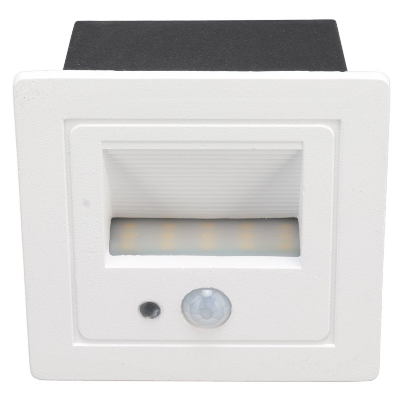 LED Corner Wall Lamp: Recessed 3W 50LM IP65 30000H Life - Paint Baking Surface Motion Sensor Light for Indoor Home Passage Stair Porch Use - Image 4