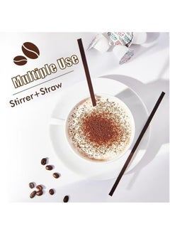 Generic Coffee Stir Sticks Individual Wrapped, Disposable Coffee Straw Three-hole Design Stirring Rod Tea Beverage Stirrers Individually Hot Drinks for Party BBQ Camping Resturant, 100Pcs 170mm  - Image 5