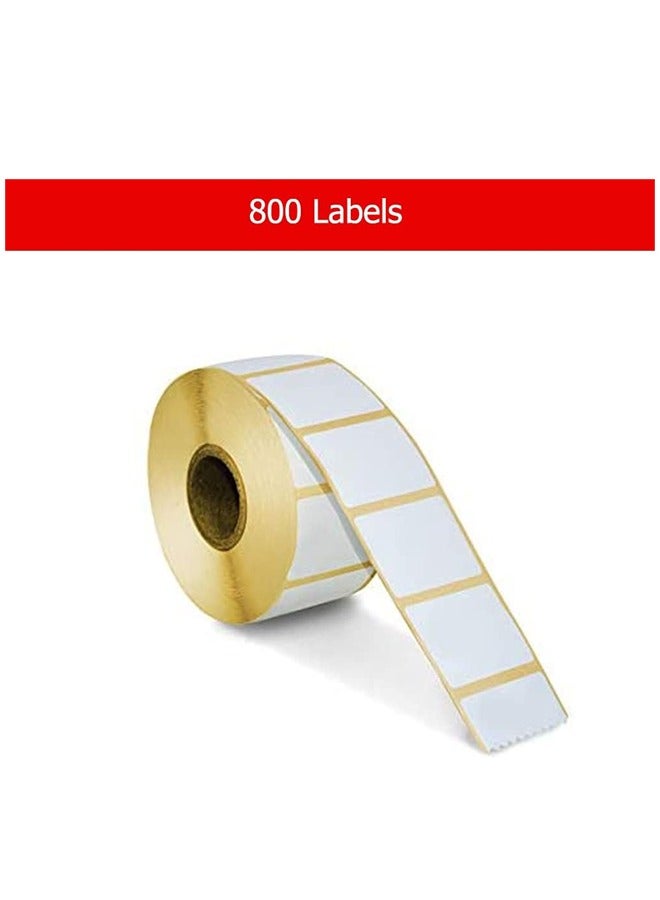 Office Maker Value Your Business Sticker Label Size 58x39 mm for Barcode Label Printer Scale | Direct Thermal & Thermal Transfer | White Color | 800 Labels per Roll | 40 mm Core | Best For Grocery Scales (5 Pieces) - Image 3