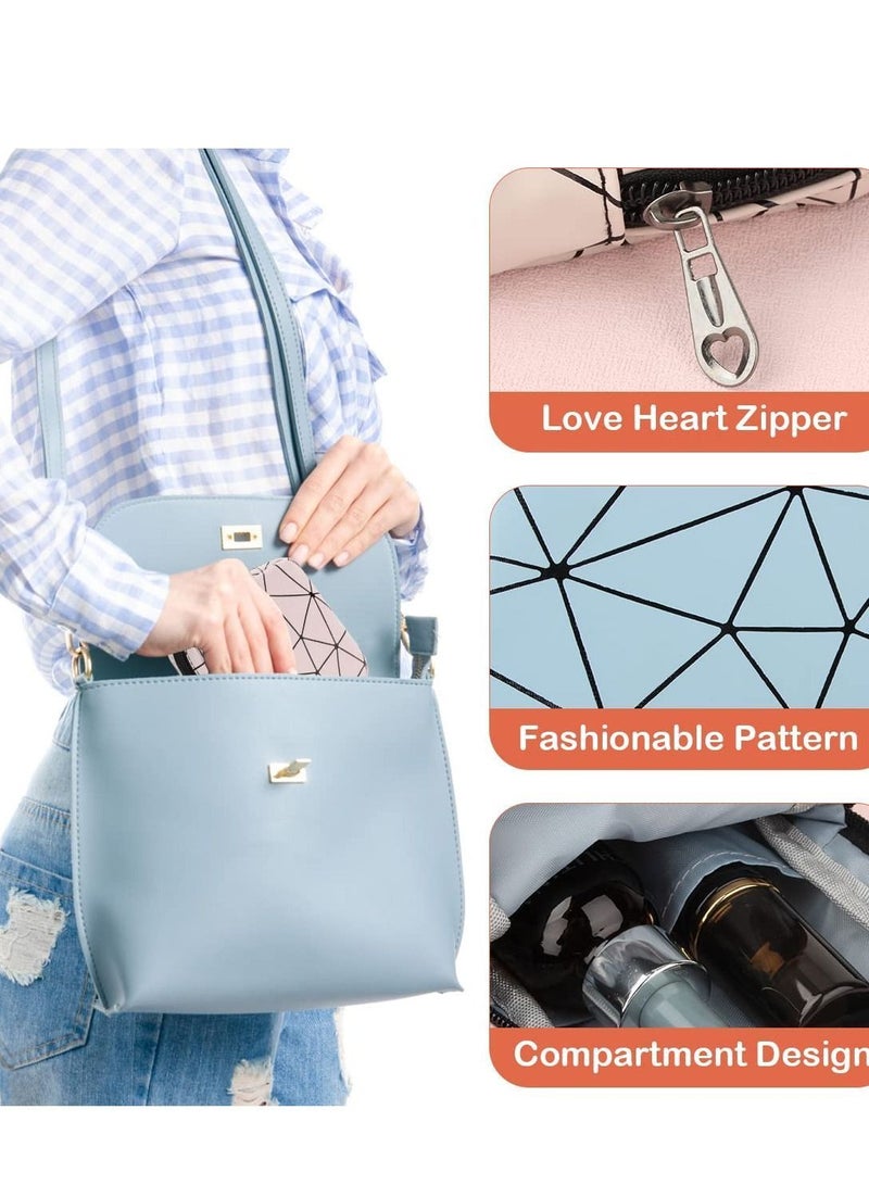 Y&D Sanitary Napkin Organizer Menstrual Bag 3 Piece Zip Pad Portable Purse Tampon Holder Teenage Bags for Girls Ladies First Period Gifts - Image 3
