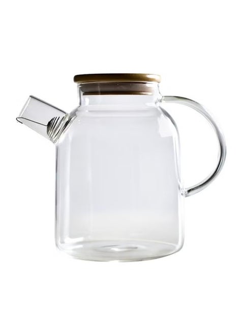Glass Teapot With Lid Clear S11-2