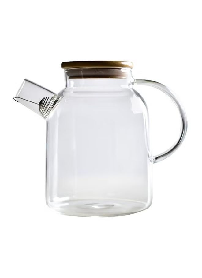 CME Glass Teapot With Lid Clear S11-2  - Image 1