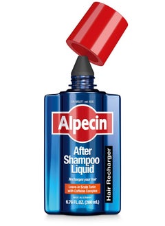 Alpecin Alpecin After Shampoo Caffeine Liquid Hair Recharger, 6.76 fl oz, Scalp Tonic for Men's Thinning Hair Growth, Sulfate Free with Castor Oil  - Image 2