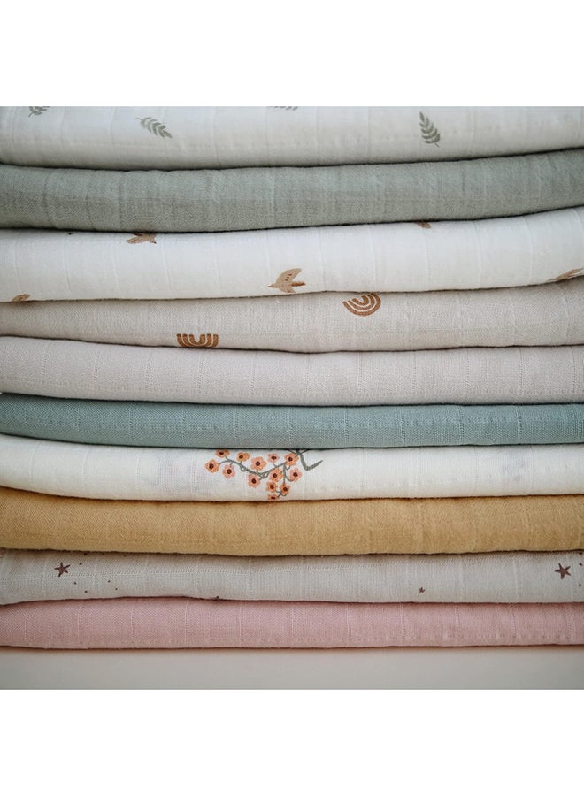 Mushie Swaddle Sage - Image 3