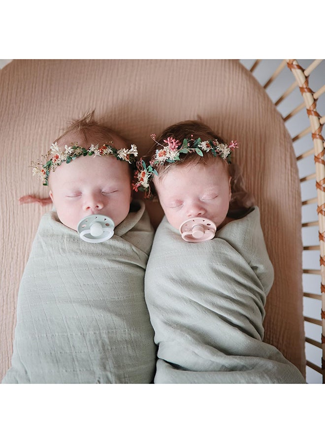 Mushie Swaddle Sage - Image 4