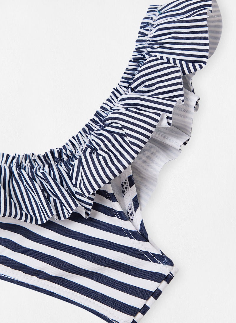 مانجو بكيني مخطط بكشكشة للبنات - Image 3