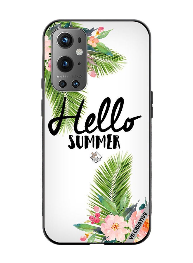 VR CREATIVE Protective Case Cover For OnePlus 9 Pro Hello Summer Design Multicolour - Image 1