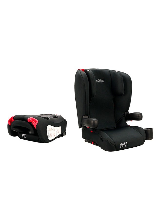 asalvo - Easy Fix Foldable Car Seat Isofix Group 2/3 - Black - Image 1