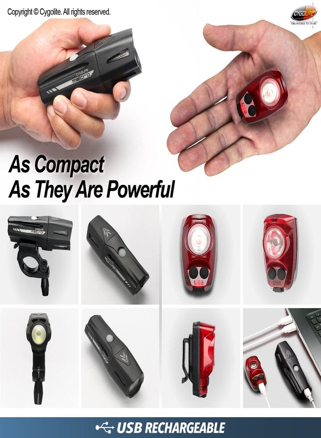Cygolite Metro Plus 800 & Hotshot Pro 150 Bicycle Light Combo Set, Metro Plus 800 & Hotshot Pro 150 USB Rechargeable Bicycle Light Combo Set , black, red - Image 5