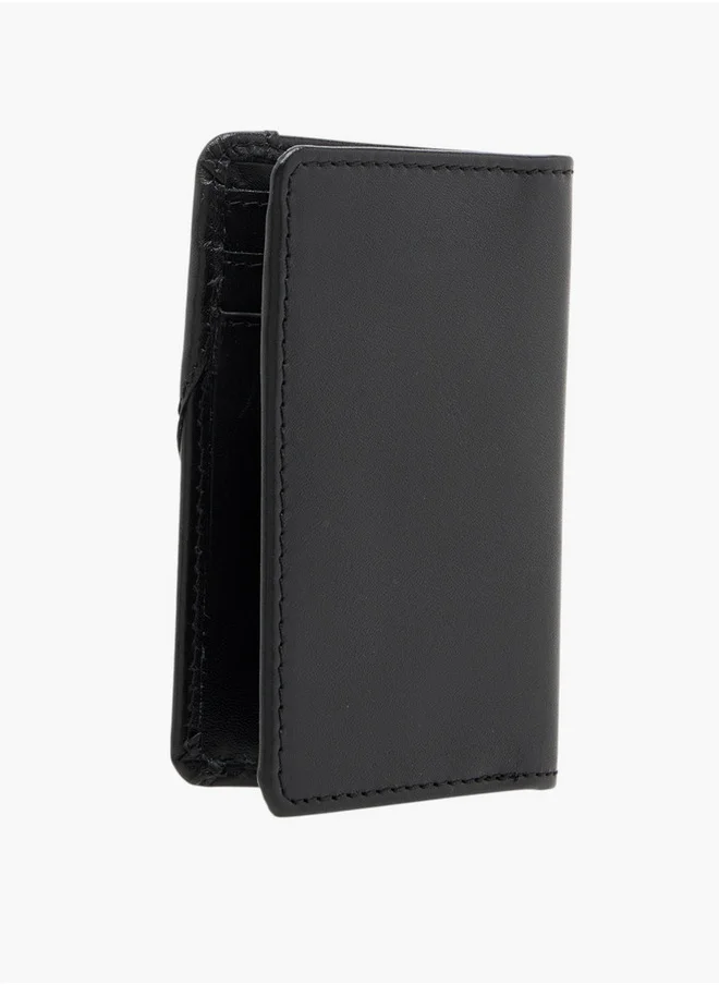 Lee Cooper Men's Solid Bi-Fold Cardholder