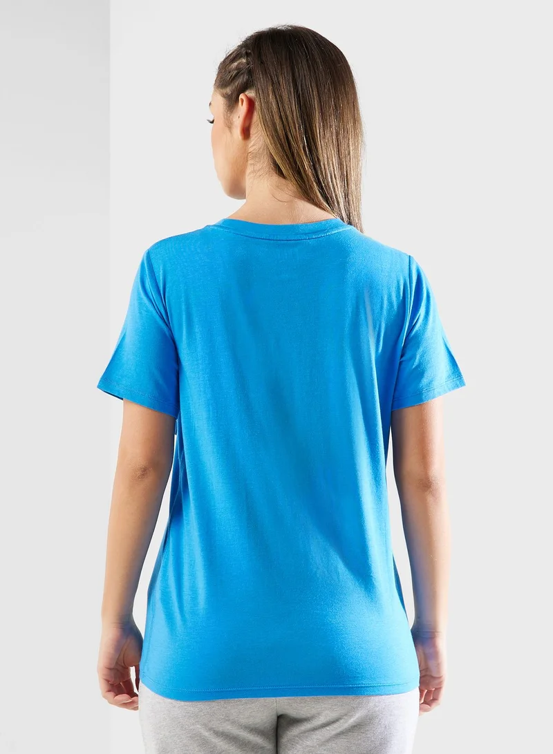 DKNY Sport Crew Neck Logo T-Shirt