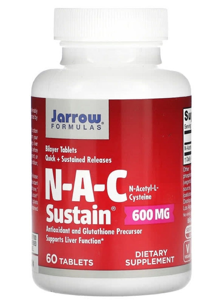 جارو فورملاز NAC المستدامة 600 ملجم 60 قرصًا - Image 2