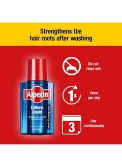 Alpecin Caffeine Shampoo C1 And Liquid | Prevents Hair Loss | Energizer For Strong Hair | Hair Care For Men | Set Of 250Ml Shampoo And 200Ml Liquid  - Image 4