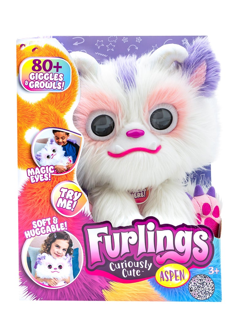 Funrise Furlings Companion Aspen 14-Inches, Battery Operated | Plush Toy | Soft Toy | Perfect Gift for Kids & Adults - Image 2
