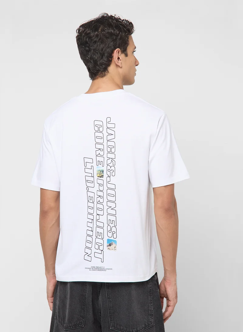 JACK & JONES JCOLIDO PHOTO BACK TEE SS CREW NECK