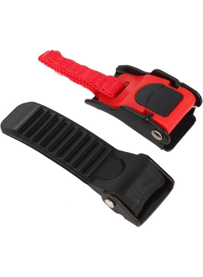 كلاراكو مشبك خوذة، مشبك سرعة خوذة دراجة نارية 3X سريع الفك وحزام ذقن وسحب زر مشبك دراجة - Image 5