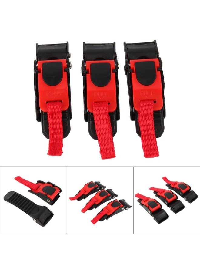 كلاراكو مشبك خوذة، مشبك سرعة خوذة دراجة نارية 3X سريع الفك وحزام ذقن وسحب زر مشبك دراجة - Image 2