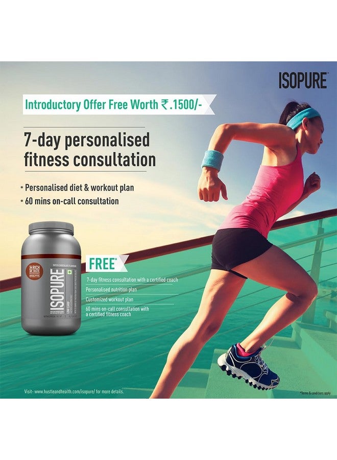 Isopure Isopure Whey Protein Isolate Powder with Vitamins for Immune Support & Biotine- 2.2 lbs, 1 kg (Dutch Choc), Lactose-Free, Gluten-Free, Veg protein for Men & Women. Offer Pack - Image 3