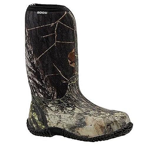 BOGS Boy's Classic High Waterproof Insulated Rain Boot, Mossy Oak, 2 Little Kid - Image 1