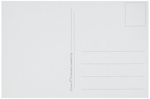 Cover-It Heavy Weight Blank Postcards, 4 x 6 Inches, White, Pack of 50 - Image 1