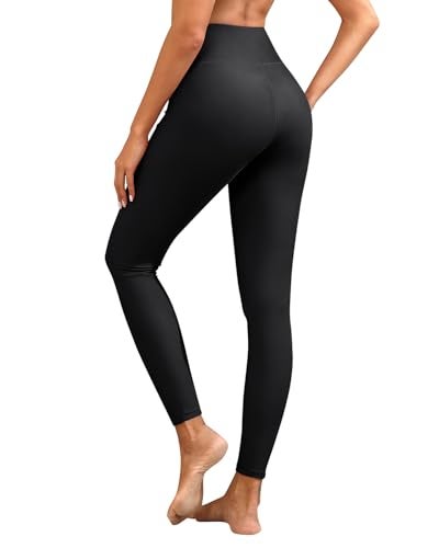 Holipick Women's Swim Pants UPF 50+ Swim Leggings High Waisted Long Swimming Pants Black - Image 1