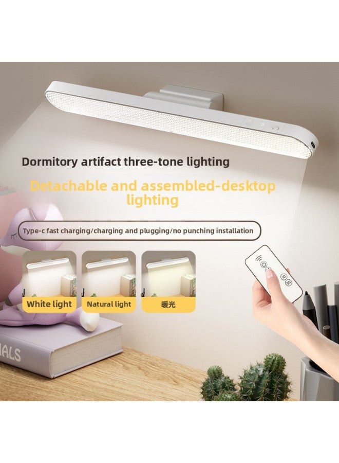 Cool Light Rotating Angle Eye Protection Children Middle School Student Dormitory Bedroom Charging Desk Reading Magnet Adsorption-Specifications:Multifunctional Cool Light 35cm [charging Remote Control Three-gear Dimmable] + Line - Image 2